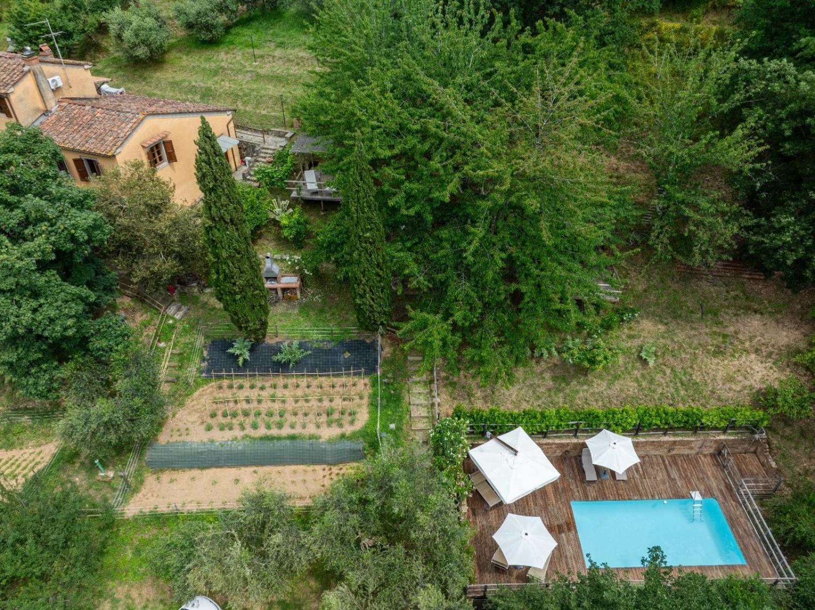 La Casa Sui Colli Villa Uzzano Bagian luar foto